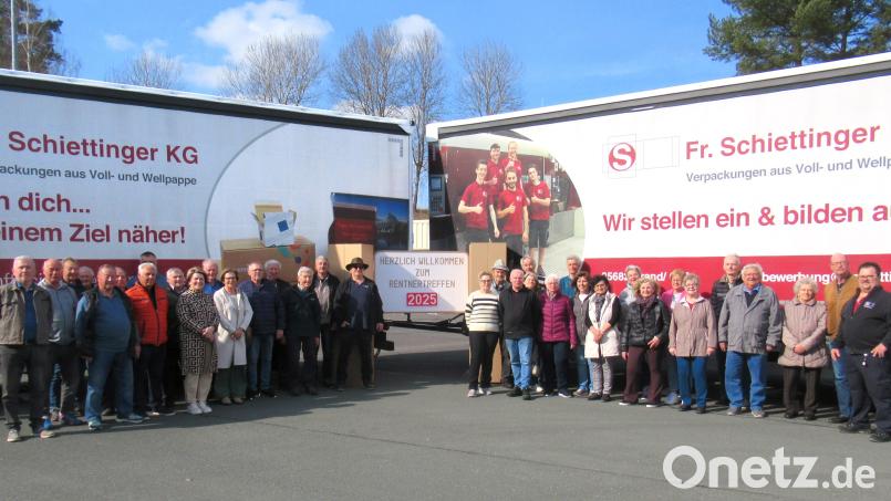 Die Schiettinger KG lud Rentner zum Treffen ein. Bild: Schiettinger KG/exb