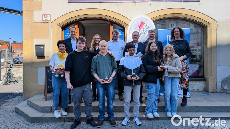 Die Gewinner des Wettbewerbs &quot;Kunst.stoff&quot; der Wirtschaftsförderung Amberg. Bild: Fitzgerald