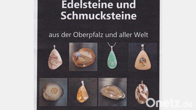 Flyer zur Sonderausstellung über Edelsteine und Schmucksteine im Stiftlandmuseum Bild: hmr