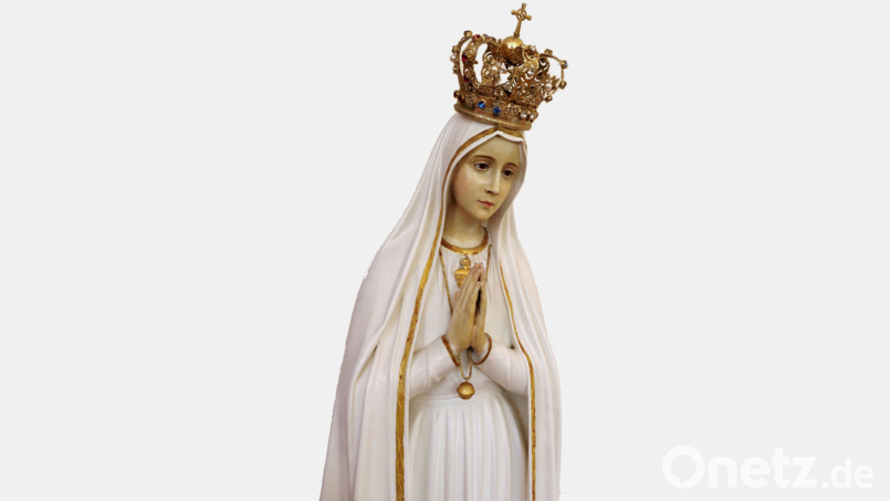 Die 1,15 Meter große und aus Zedernholz geschnitzte deutsche Fatima-Pilgermadonna kommt für vier Tage in die Wallfahrtskirche St. Felix. Bild: mas