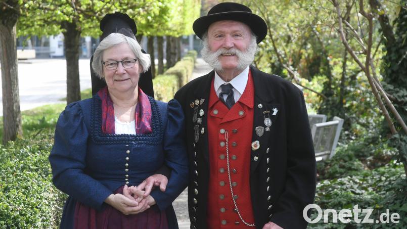 Christa und Wilhelm Binner sind das Weidener Trachten-Paar. Bild: Gabi Schönberger