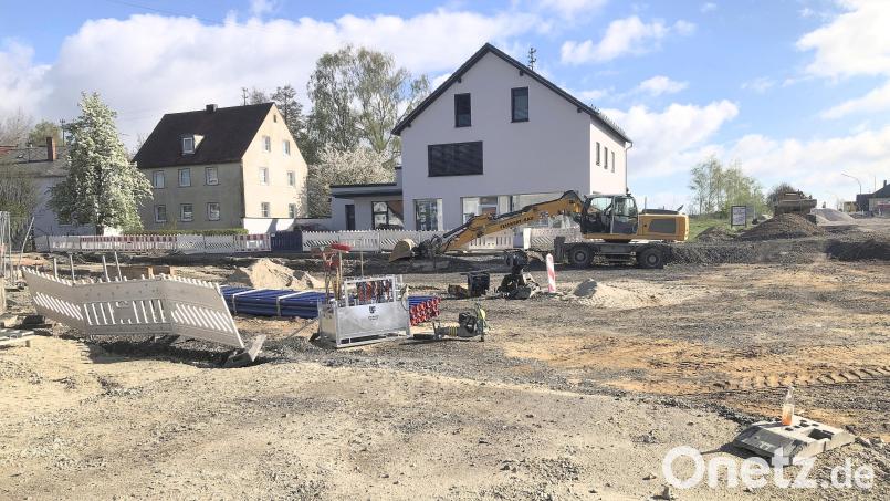 Vom Kreisel ist (bis auf die dafür vorgesehene Stelle) noch nichts zu sehen. Bild: wro