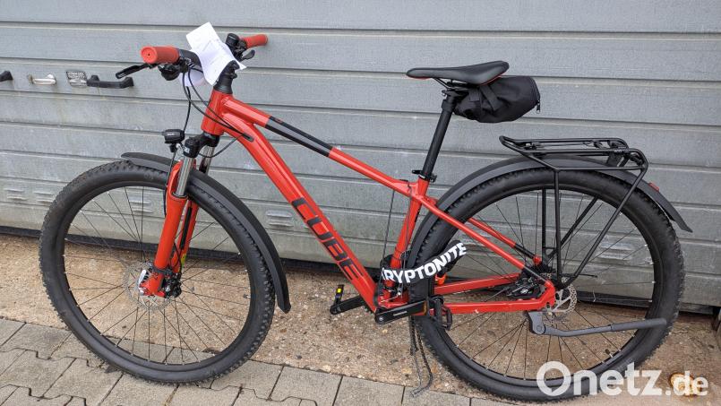 In Weiden hatten es Diebe auf ein Mountainbike der Marke "Cube" abgesehen. Bild: Zentrale Einsatzdienste Weiden