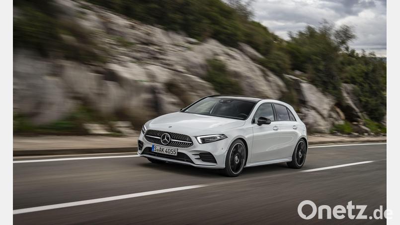 Flotter Auftritt: Mercedes hat im Laufe der Jahre die A-Klasse vom vanartigen Gefährt zum dynamischen Kompakten gemacht. Bild: Daimler AG/dpa