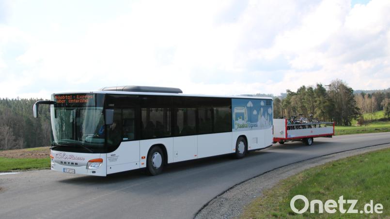 Der Naabtal-Express ist ab 1. Mai wieder im Landkreis Tirschenreuth unterwegs. Bild: Fabian Polster/Landratsamt Tirschenreuth/exb