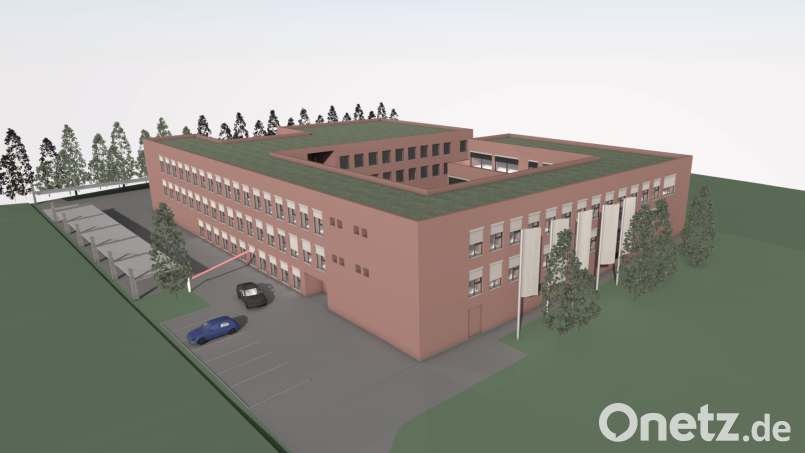 Der Planungsentwurf für den ILS-Neubau in Wernberg-Köblitz. (Der Entwurf entspricht nicht dem finalen Farbkonzept) Bild: Winkler Architekten