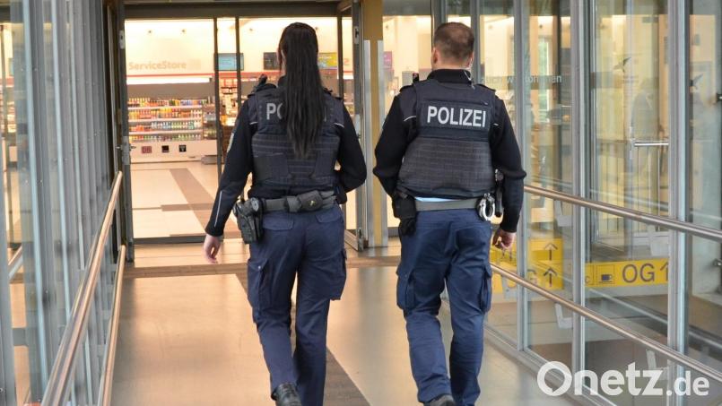 Die Polizei auf Streife am Regensburger Bahnhof. Bild: Bundespolizei