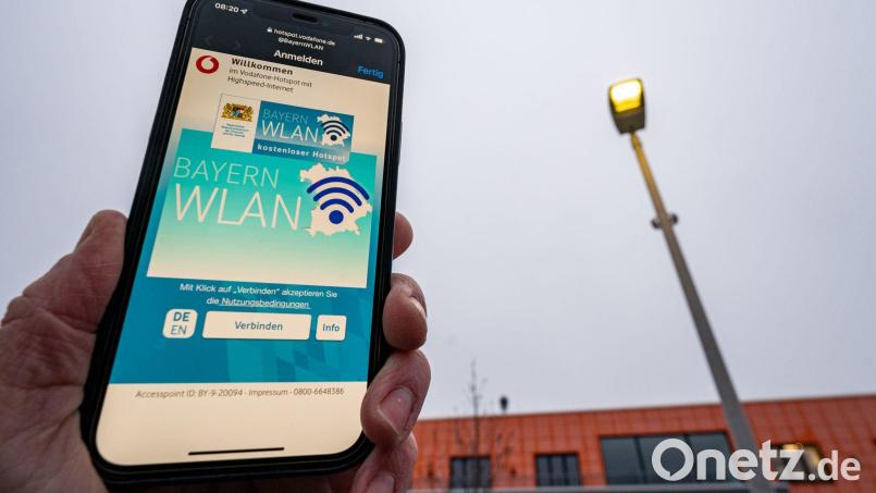 Mehr als 50.000 Bayern WLAN-Hotspots gibt es nun schon. Archivbild: Armin Weigel/dpa
