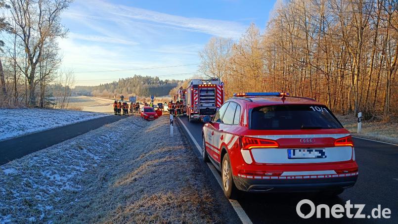 Bei Großensterz kam es am Freitagvormittag zu einem Unfall. Bild: nic