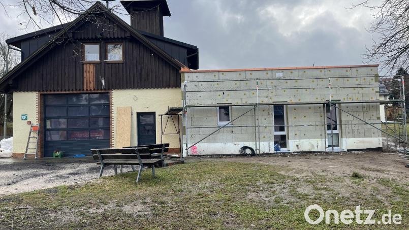 Die Fortführung der Erweiterung des Oberlinder Feuerwehrhauses ist eines der Projekte für 2025. Bild: pi