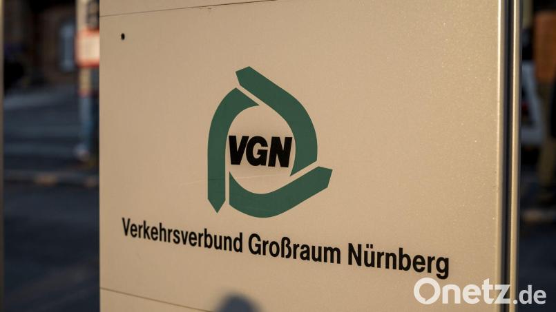 Das Logo des Verkehrsverbunds Großraum Nürnberg (VGN). Bild: Daniel Vogl/dpa