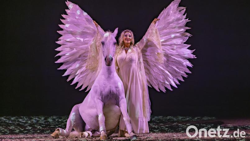 Trols erste große Liebe in der Show &quot;CAVALLUNA - Grand Moments&quot; Bild: ©CAVALLUNA