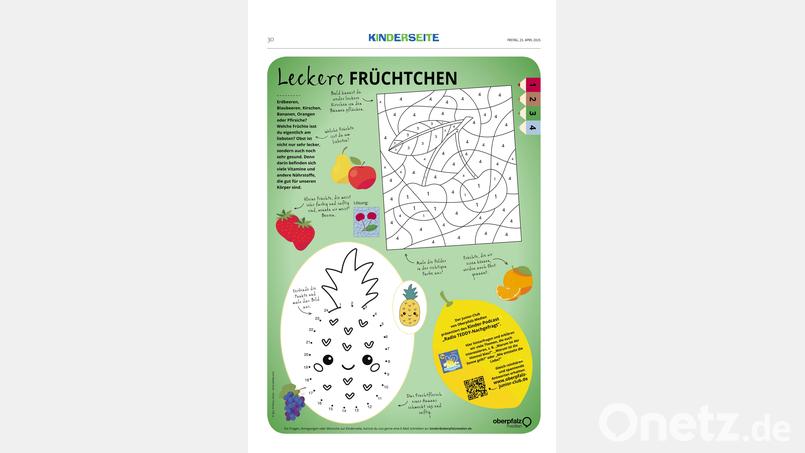 Malen und Knobeln. Bild: Oberpfalz Medien