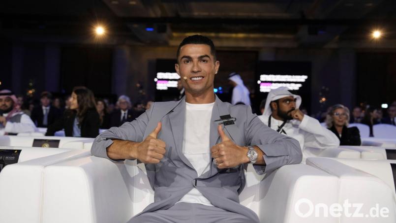Cristiano Ronaldo hat die Vergabe des Ballon d'Or an Rodri hart kritisiert. Bild: Fabio Ferrari/LaPresse/AP/dpa