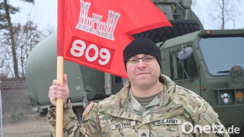 Der in Grafenwöhr stationierte US-Soldat Daniel Beltran rettete eine 79-Jährige am 12. September 2024 vor dem Ertrinken. Bild: Gabriele Schönberger