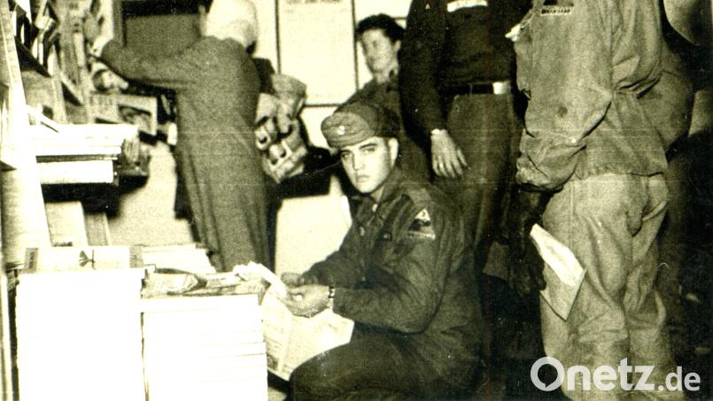 Bei seinem Aufenthalt in der Oberpfalz sammelte Elvis Presley viele Sympathien, da er keinerlei Arroganz an den Tag legte. Bild: Kultur- und Militärmuseum Grafenwöhr