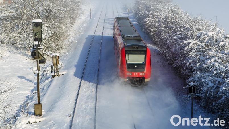 Noch fahren die Züge zwischen Regensburg und Hof mit Diesel. Im Zuge der geplanten Elektrifizierung der Strecke ist der Bau einer Bahnstromtrasse nötig – und die soll auch durch den Landkreis Tirschenreuth führen. Symbolbild: Hösamer
