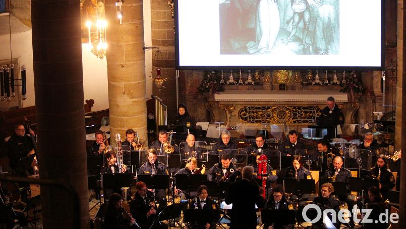 Das Polizeiorchester Bayern gastierte in der Kemnather Stadtpfarrkirche Bild: stg