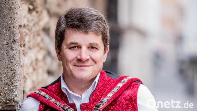 In Nabburg trainiert &quot;Bäff&quot; die Lachmuskeln des Publikums. Bild: Berli Berlinski/exb