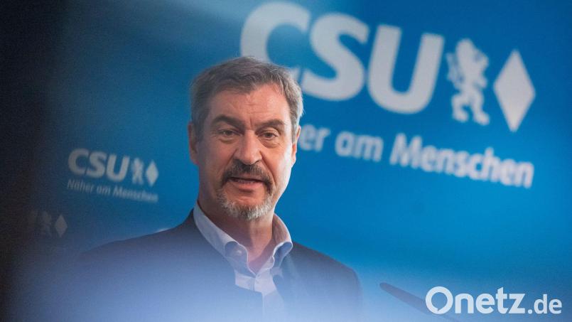 Söder hält AfD-Einstufung als rechtsextremistisch für einen finalen Weckruf (Archivbild). Bild: Peter Kneffel/dpa