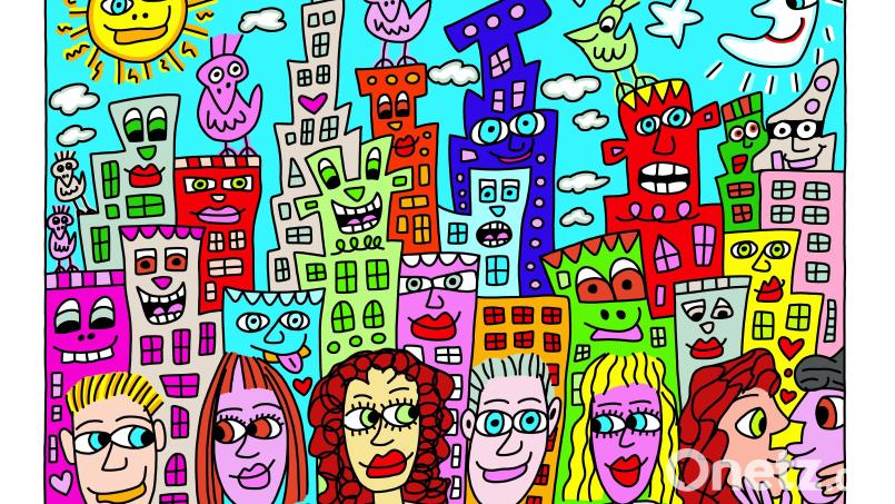 Weltberühmt: James Rizzis Bild „Summer in the city“. Bild: exb