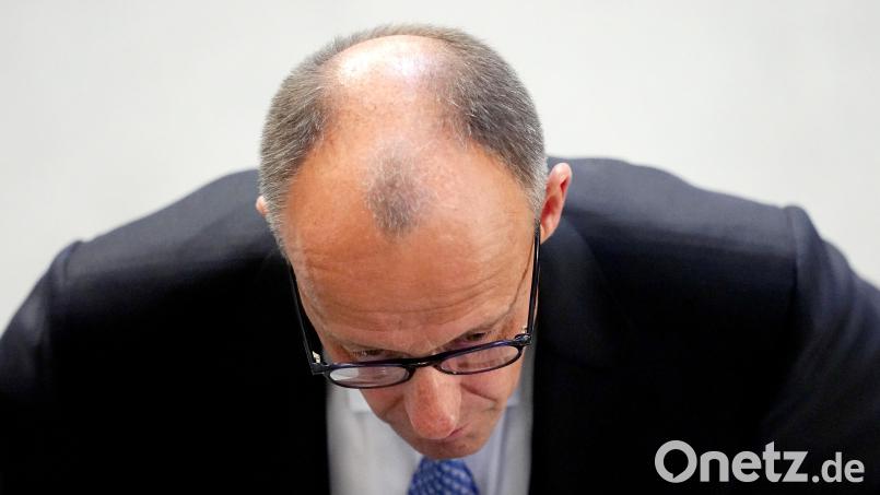 Der designierte Bundeskanzler Friedrich Merz (CDU) bei der Kanzlerwahl im Bundestag. Bild: Kay Nietfeld/dpa