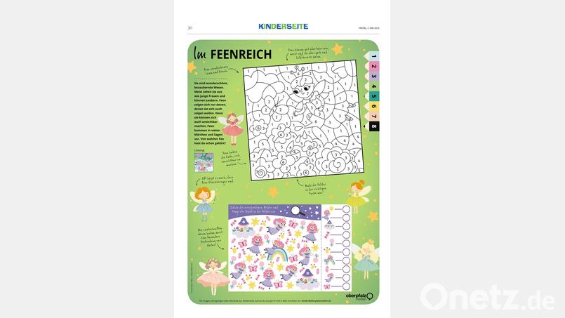 Malen und Knobeln Bild: Oberpfalz Medien
