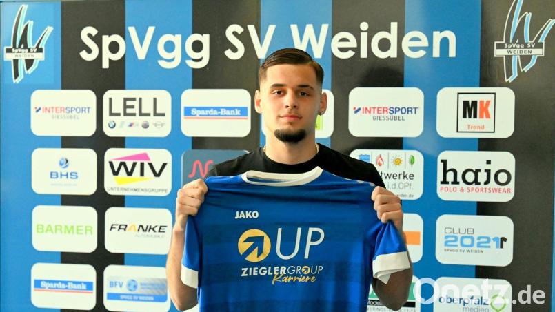 Jahi Sylejmani kommt aus der Jugend des ASV Cham zur SpVgg SV Weiden. Bild: Werner Franken