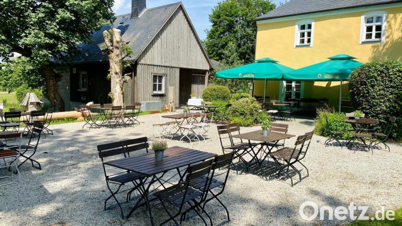 Das Wirtshaus zur Stieglmühle bei Waldershof ist ein beliebtes Ausflugsziel. Bei schönem Wetter hat auch der Biergarten geöffnet. Bild: Familie Gläßl/exb
