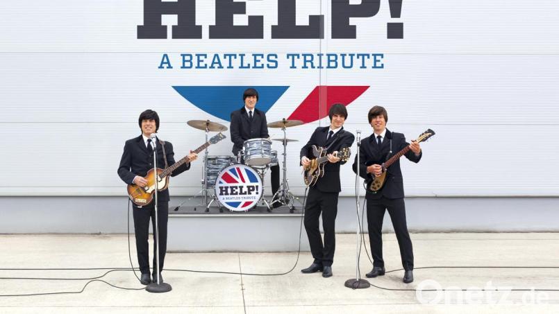 Die Beatles Tribute &quot;Help&quot; aus Slowenien belebt die Magie der &quot;Fab Four&quot; neu. Bild: Urska Batistic/exb