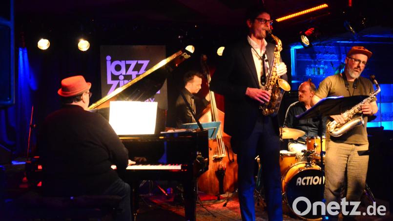 Jilman Zilman feat. Simon Nabatov glänzen mit Freebop-Jazz im &quot;Bistrot Paris&quot; in Weiden. Bild: Kunz