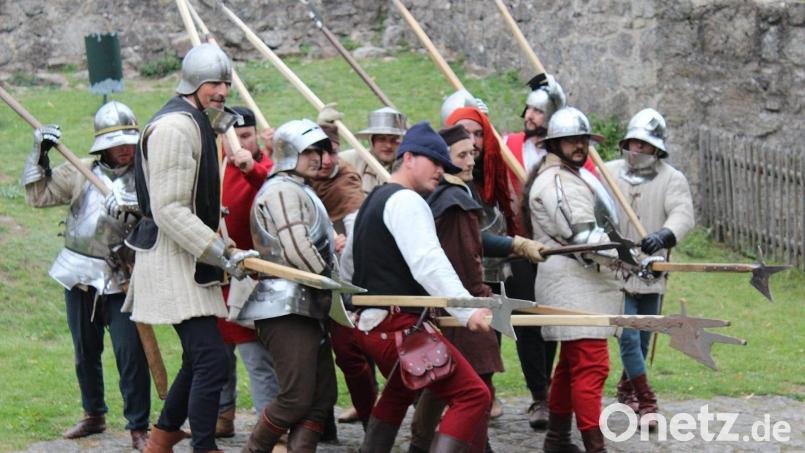 Ritterspiele stehen beim beim Gastspiel von &quot;Cantus Ferrum&quot; im Mittelpunkt. Archivbild: bey