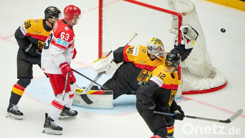 Torhüter Philipp Grubauer überzeugt gegen Dänemark. Bild: Bo Amstrup/Ritzau Scanpix Foto/AP/dpa