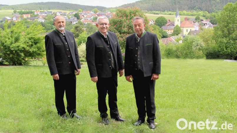 Seit zwei Jahrzehnten Botschafter des Murachtals: Der „Murachtaler Dreigesang“ mit Hermann Baier, Bernhard Bierler und Robert Kraus (von links). Bild: Josef Böhm
