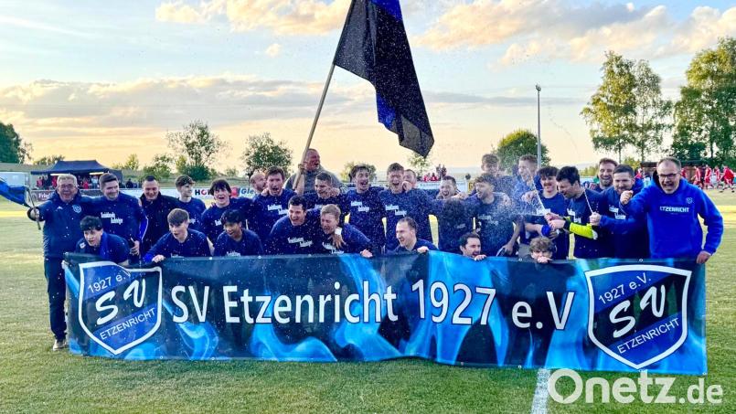 Die Zweitvertretung des SV Etzenricht hat den Aufstieg in die Kreisklasse geschafft. Bild: SV Etzenricht