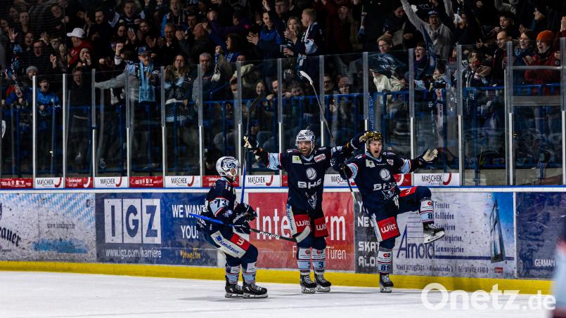 Die Lizenzunterlagen sind eingereicht, die Blue Devils wollen auch in der Saison 2025/26 in der DEL2 jubeln. Bild: Werner Moller