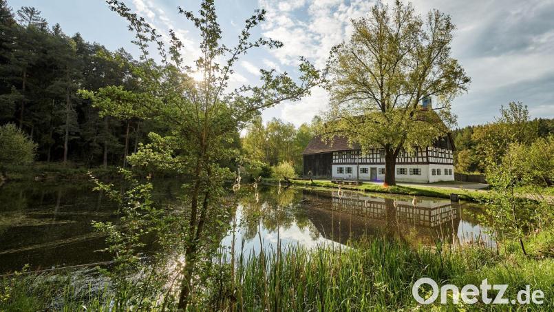 Im Freilandmuseum gibt es zwei Mühlen zu sehen: die imposante Rauberweihermühle (Bild) und die nicht weniger bedeutende Sägemühle aus Pfaffengschwand. Bild: Florian Trykowski/exb