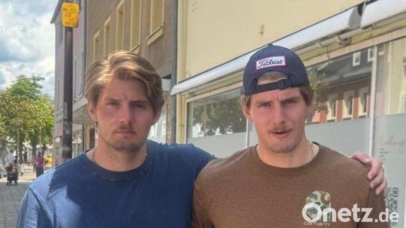 Die Zwillingsbrüder Tim (links) und Tom Berlin. werden für die Wild Lions Amberg auf Punktejagd gehen. Bild: Tim Berlin