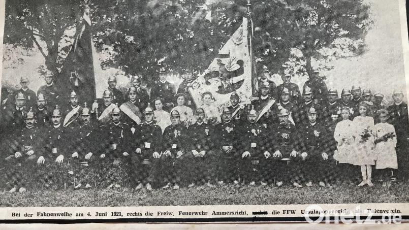 Von Anfang an brachte sich die Freiwillige Feuerwehr Ursulapoppenricht kameradschaftlich ins Vereinsleben auch der umliegenden Wehren ein. Archivbild: Archiv Feuerwehr Ursulapoppenricht