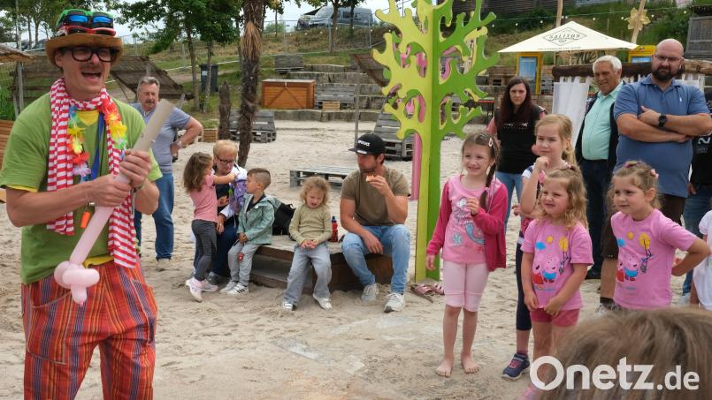 Das Inklusive Kinderfest fand auf dem Murano-Beach-Gelände nur in kleinem Rahmen statt. Denn eigentlich war es abgesagt worden. Bild: Hirsch