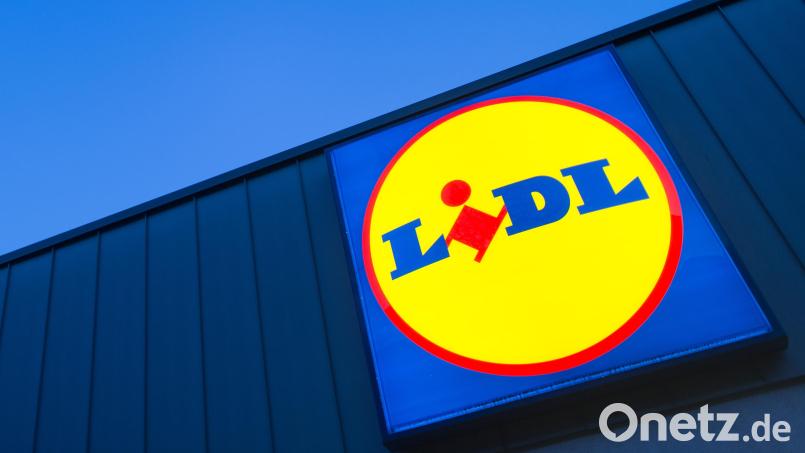 Das Logo eines Lidl-Supermarktes Symbolbild: Matthias Balk/dpa