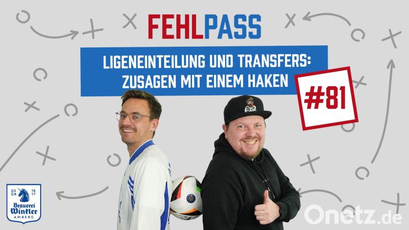 Die Saison ist vorbei, aber der Fehlpass läuft weiter: In der aktuellen Folge sprechen wir über die mitunter knifflige Ligeneinteilung sowie bekannten Transfers. Bild: Jakob Graf/Lisa Stauß