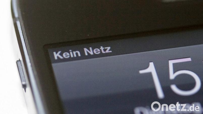 Kein Netz hatten Mobilfunk-Nutzer der Telekom am Donnerstagmorgen in Tirschenreuth und im Raum Bärnau. Symbolbild: Inga Kjer/dpa