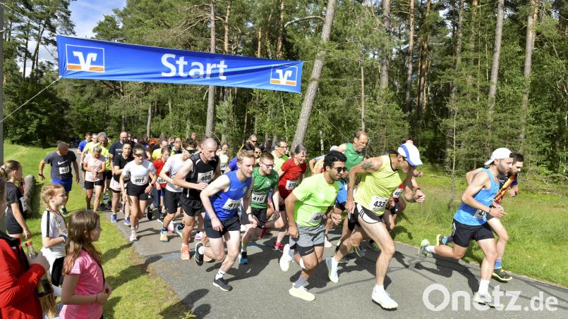 Im Vorjahr starteten knapp 250 Läufer beim Hahnenkammlauf in Edelsfeld. Archivbild: Hubert Ziegler