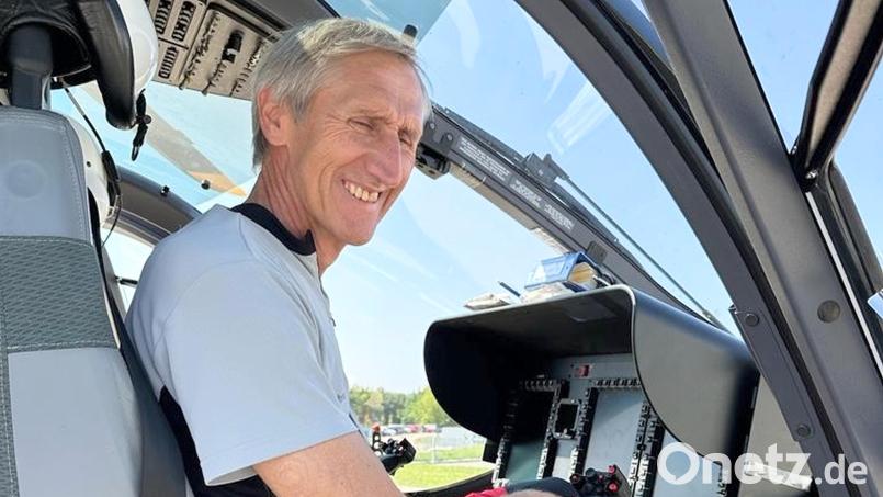 Markus Schäffler ist Hubschrauberpilot Bild: Privatarchiv Markus Schäffler