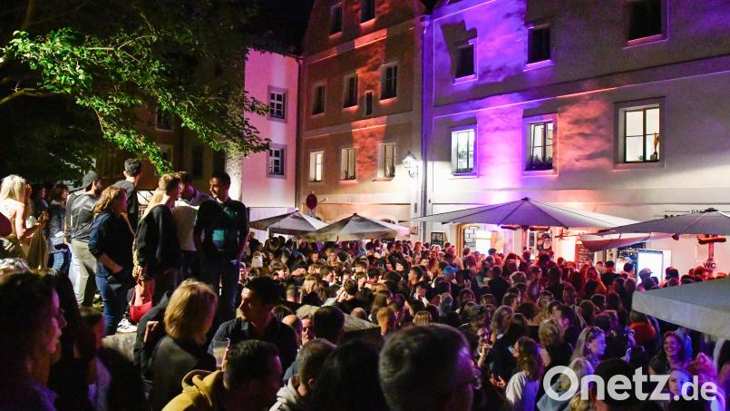 So sah es am Notstain am Amberger Altstadtfest 2024 aus. Bild: Petra Hartl