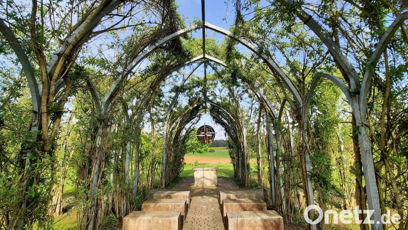 Der Frankenpfalz-Posaunentag mit rund 80 Bläsern findet an der Weidenkirche in Plech statt. Bild: Brigitte Grüner