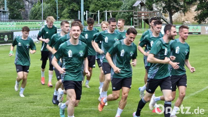 Die Spieler der DJK Ammerthal sind guter Dinge in die Saisonvorbereitung gestartet. Bild: rba