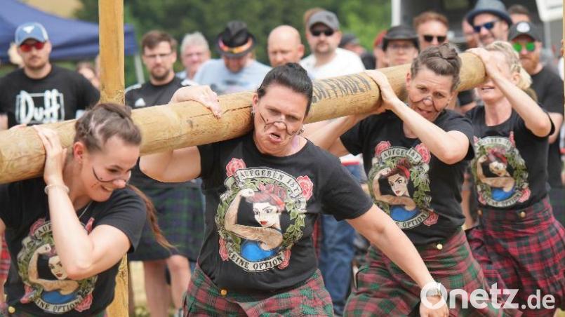 Die Highland Games finden am Samstag, 28. Juni, auf Schloss Guteneck statt. Bild: Andreas Sebast