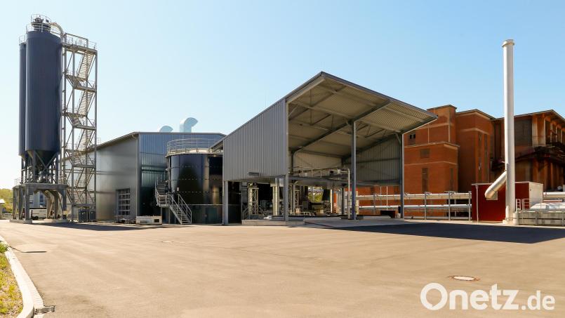 Die Klärschlammtrocknungsanlage des ZTKS in Schwandorf. Bild: Hösamer